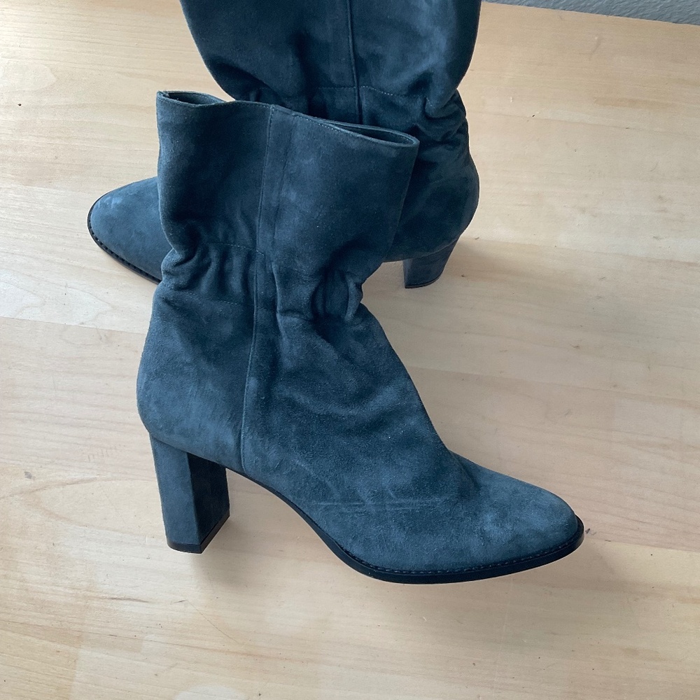 Marion Parke Suede Leather boots booties size 37 NWT